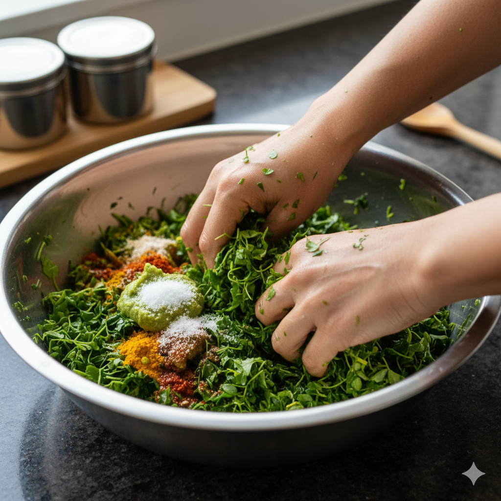 મેથી અને મસાલાનું મિશ્રણ